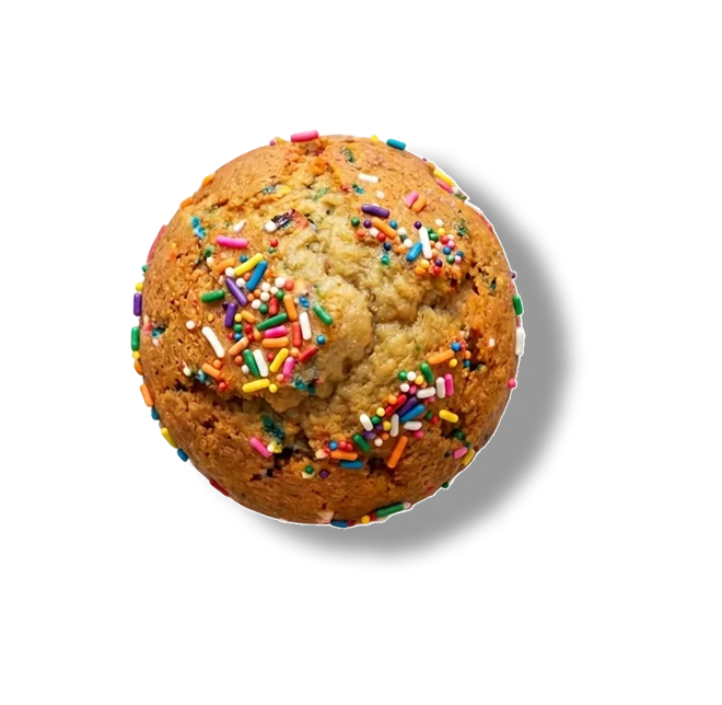 menu confetti crumble muffin