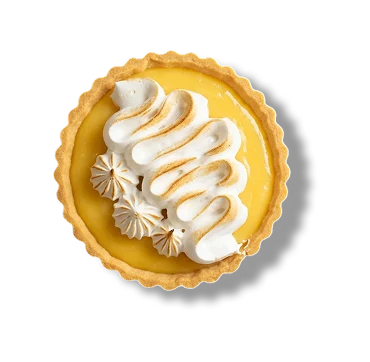 menu lemon meringue tart